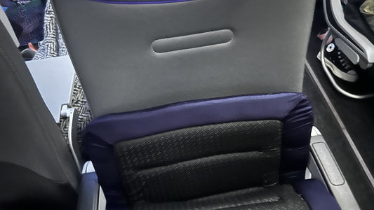 Blue Trim | Mat-Trix Travel Mat – Portable, Multi-Position Comfort for Planes, Work, and Relaxation